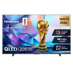 Falabella Televisor | 55 Pulgadas | Hi-QLED 4K | 55QD5SV oferta