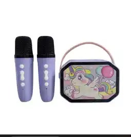 Falabella EL MINI PARLANTE CON MICRÓFONOS UNICORNIO oferta