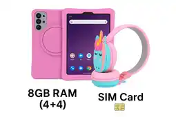 Falabella Tablet 7 Pulgadas Sim Card 8GB RAM (4+4)32GB Android 13 Rosado oferta