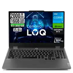 Falabella Portátil LOQ 15 Gaming RTX 3050 6GB Intel Core i5-13450HX RAM 16GB DDR5 SSD 2TB FHD 15.6 oferta