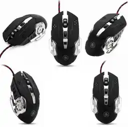 Falabella Mouse Gamer Profesional 3200 Dpi Ergonómico Led Jg891 oferta