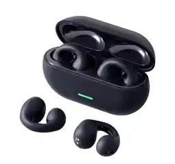 Falabella Audífonos Inalámbricos Bluetooth 5.3 Negros Con Estuche oferta