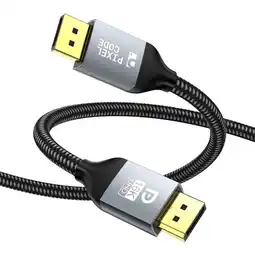 Falabella Cable DisplayPort 2.1 16K 3 Metros 80Gbps UHBR20 4K 240Hz 8K 120Hz PC Torre Monitor Gamer oferta