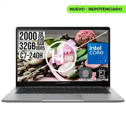 Falabella Portatil Expertbook Intel Core 7-240H Ssd 2TB Ram 32Gb 14 fhd oferta