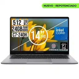 Falabella Portatil Expertbook Intel Core 7-240H Ssd 512Gb Ram 24Gb 14 fhd oferta