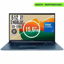 Falabella Portatil VivoBook Core 5 120U Ssd 512GB Ram 24Gb Fhd 15.6 oferta