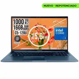 Falabella Portatil VivoBook Core 5 120U Ssd 1TB Ram 16Gb Fhd 15.6 oferta