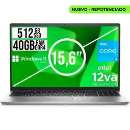 Falabella PORTATIL INSPIRON INTEL CORE I3 1215U SSD 512GB RAM 40GB LED 15,6 LIC W11 HOME oferta