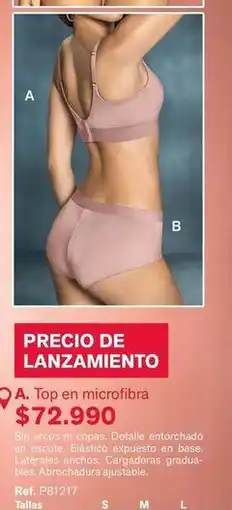 Leonisa Arcos - a. top en microfibra oferta