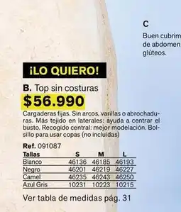 Leonisa Arcos - b. top sin costuras oferta