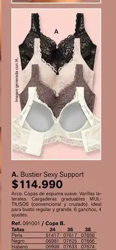 Leonisa Arco - bustier sexy support oferta