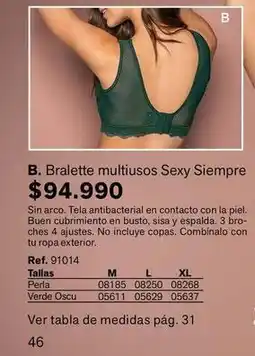 Leonisa Piel - bralette multiusos oferta