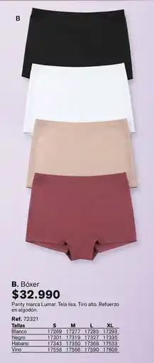 Leonisa B. bóxer oferta