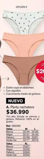Leonisa A. panty cachetero oferta