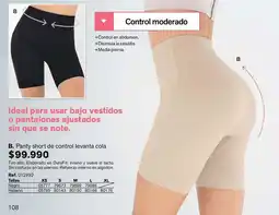 Leonisa Control - pantyshort de control levanta cola oferta