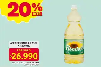 Aceite premier girasol