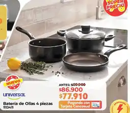 Easy Universal Batería de Ollas 4 piezas oferta