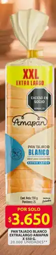 Ara Amapan pan tajado blanco extralargo oferta