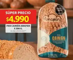 Ara Amapan pan caimán oferta