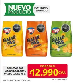 Ara Galletas Top Sésamo, Saladas o Cebolla oferta