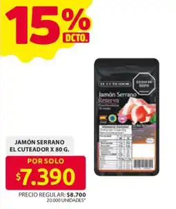 Ara El Cuteador jamón serrano reserva oferta