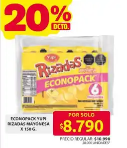 Ara Yupi rizadas mayonesa oferta