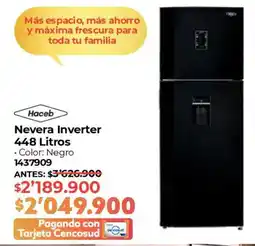 Easy Haceb Nevera Inverter oferta