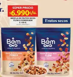 Ara Bem mezcla de frutos secos flow o power oferta