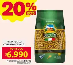 Ara Conzazoni pasta fusilli oferta