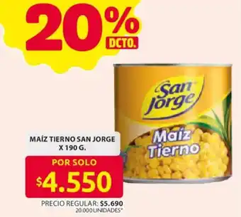 San Jorge Maíz Tierno