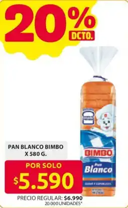Ara Bimbo pan blanco oferta