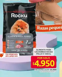 Ara Rocku Alimento para cachorros pollo oferta