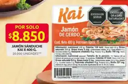 Ara Kai jamón de cerdo oferta