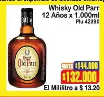 Whisky Old Parr 12 Años x 1000ml