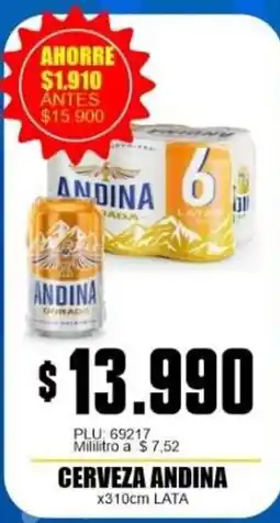 Mercapava Cerveza Andina oferta