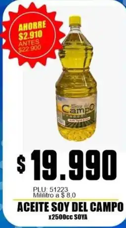 Mercapava Aceite soy del campo oferta