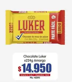 Surtifamiliar Chocolate Luker Amargo oferta