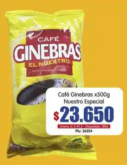 Surtifamiliar Café Ginebras El Nuestro oferta