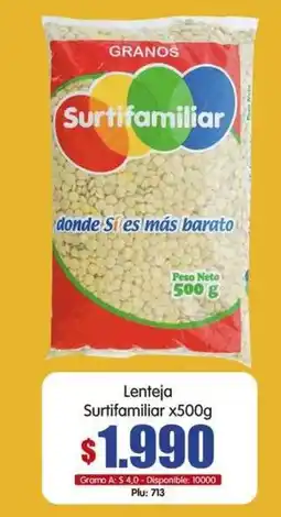 Surtifamiliar Lenteja Surtifamiliar oferta