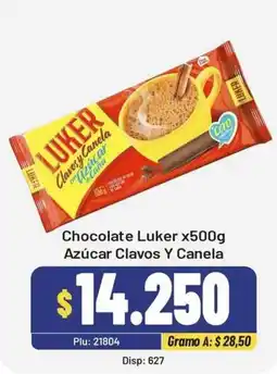 Surtifamiliar Chocolate Luker Azúcar Clavos Y Canela oferta