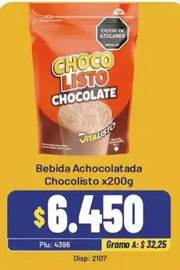 Surtifamiliar Chocolisto bebida achocolatada oferta