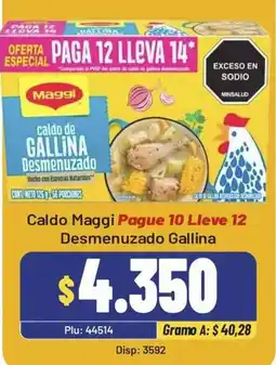 Surtifamiliar Maggi caldo de gallina desmenuzado oferta