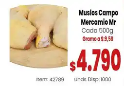 MercaTodo Mercamio Mr Muslos Campo oferta