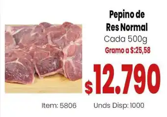 Pepino de Res Normal