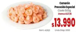 MercaTodo Camarón Precocido Especial oferta