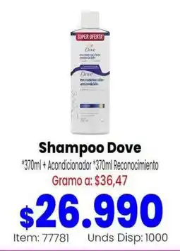 MercaTodo Shampoo Dove oferta