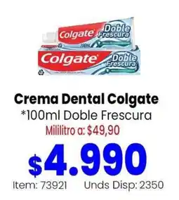 MercaTodo Colgate Crema Dental Doble Frescura oferta