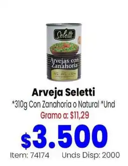 MercaTodo Seletti Arveja con Zanahoria oferta