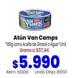 MercaTodo Atún Van Camps oferta
