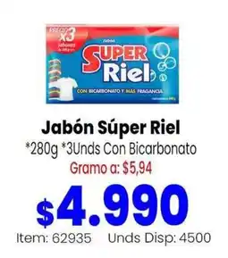 MercaTodo Jabón Súper Riel oferta